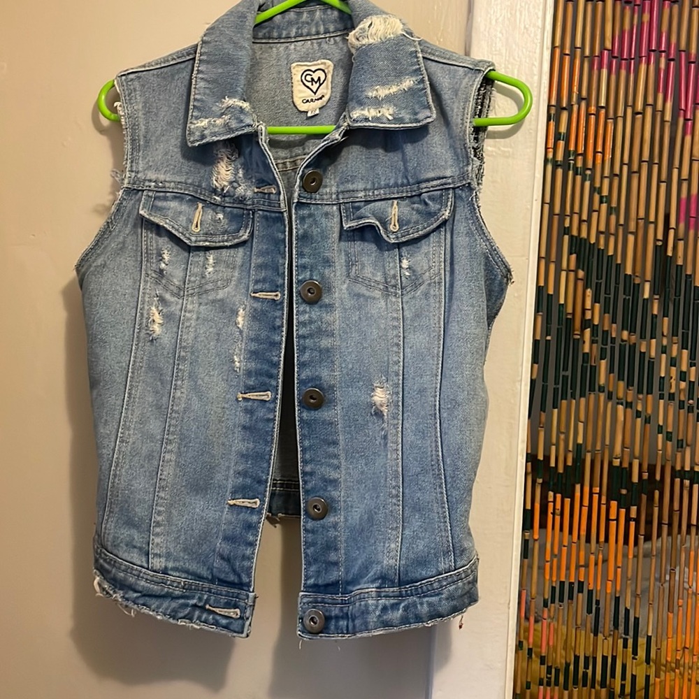 Denim vest